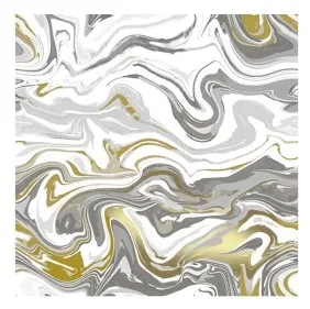 Lunch Napkins Metallic #10