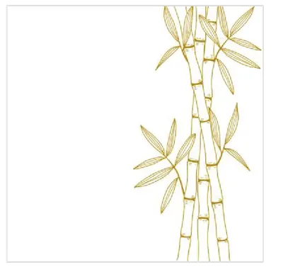 Bamboo Design Fancy Lunch Napkins