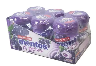 Mentos Pure Gum Spearmint 60Gr