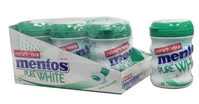 Mentos Pure White Spearmint Gum