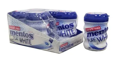 Mentos Pure White Peppermint Gum