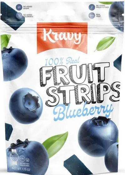 100% Real Blueberry Real Fruit Strips