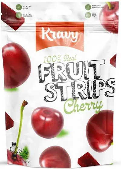 100% Cherry Real Fruit Strips