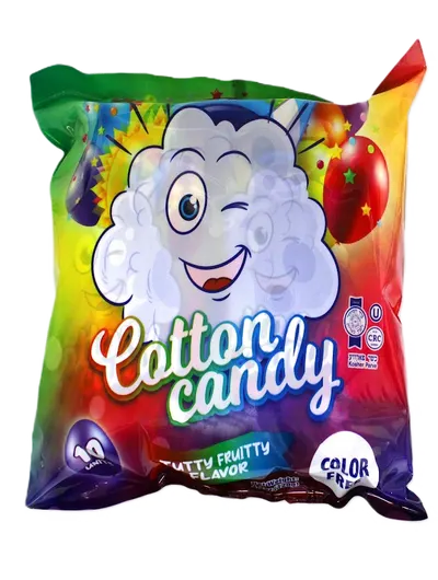 Tutty Fruitty Flavor Cotton Candy 10 ct