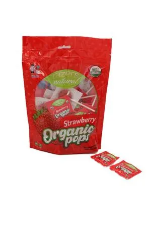 Organic Lollipop Strawberry