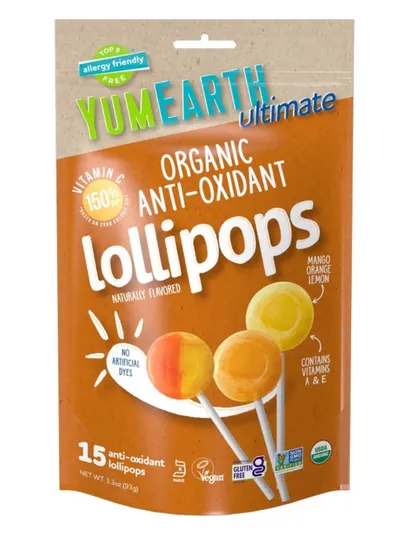 Organic Anti-Oxidant Lollipops 15 ct