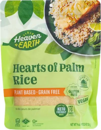 Vegan Plant Based Hearts of Palm Rice