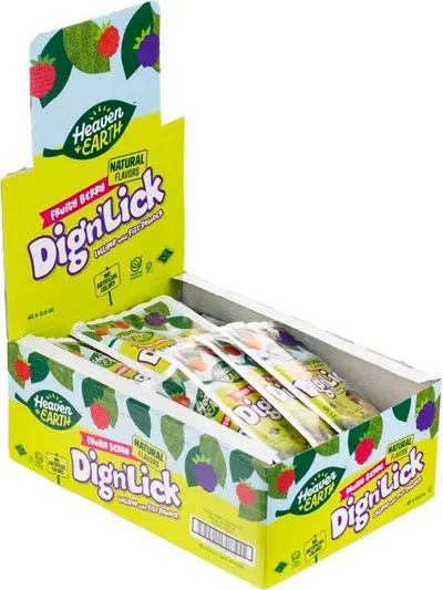 Fruity Berry Dign'lick Lollipop w/ Fizz Powder