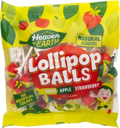 Berry Apple Strawberry Lollipop Balls