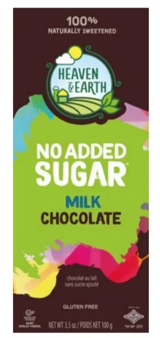 No Added Sugar Milk Chocolate
