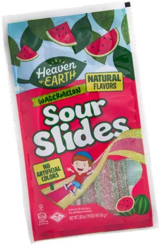 Strawberry Sour Slides Candy
