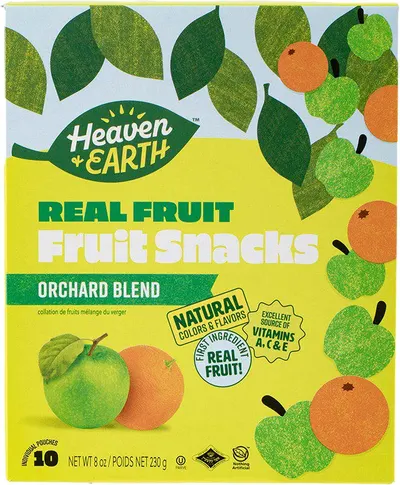 Real Fruit Snack Pouches 10 ct
