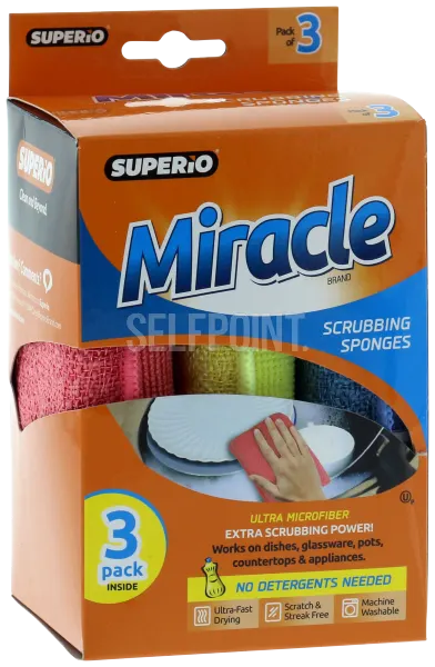 Miracle Scrubbing Sponges