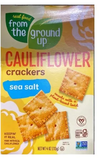 Sea Salt Cauliflower Crackers