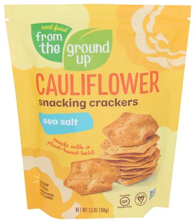 Cauliflower Sea Salt Snacking Crackers