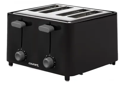 4 Slice Toaster with Drop Down Crumb Tray
