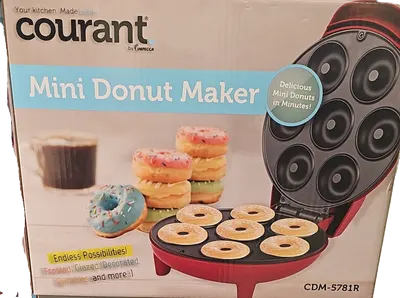 Donut Maker Mini Red