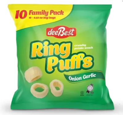 Onion Garlic Ring Puffs