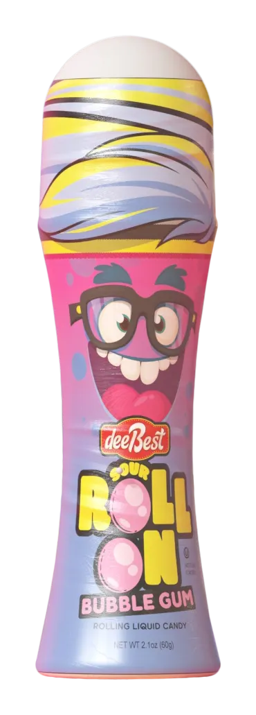 Sour Roll On Bubble Gum Liquid Candy