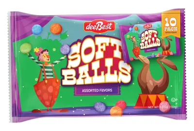Soft Balls Assorted Flavor 10 pk