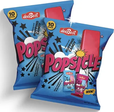 Popsicle Lollipop and Popping Candy