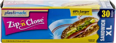 Zip 'n Close Sandwich Bags XL
