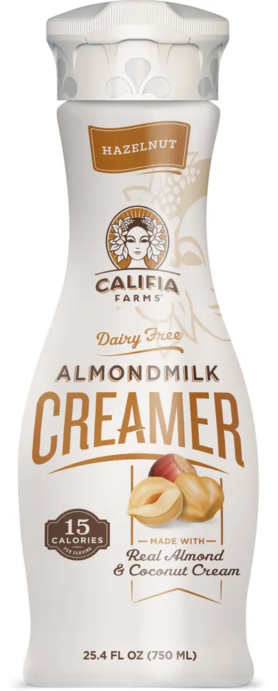 Hazelnut Flavored Almond Milk Creamer