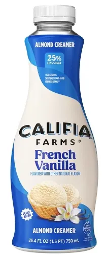 French Vanilla Flavored Almond Milk Creamer