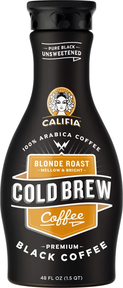 Cold Brew Black Coffee Blonde Roast Mellow & Bright