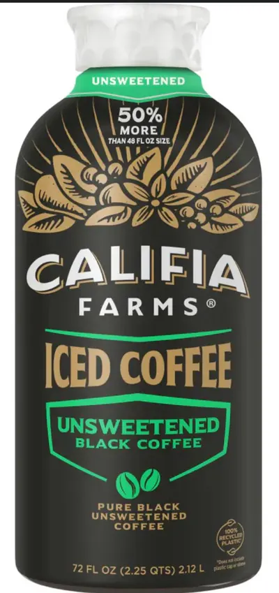 Iced Coffee Unsweetened Black Coffee