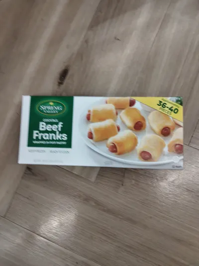 Beef Franks Wrapped Puff Pastry