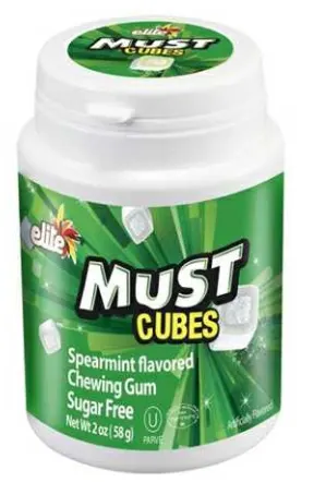 Must Cubes Spearmint Gum