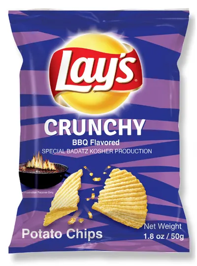 BBQ Flavored Crunchy Potato Chips