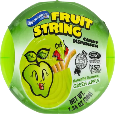 Fruit Strings Green Apple Candy Dispenser