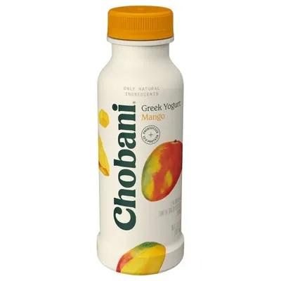 Low Fat Greek Yogurt Drink with Mango