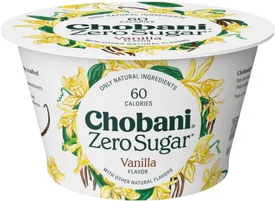 Zero Sugar Vanilla Flavored Yogurt