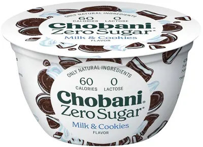 Zero Sugar Milk and Cookies Flavored Yogurt