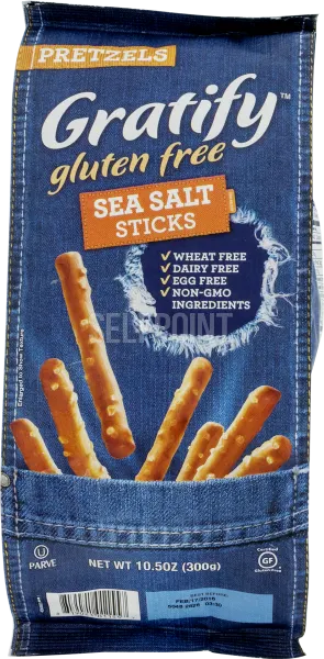Gluten Free Sea Salt Pretzels Sticks