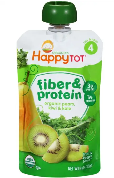 "Stage 4 Organics Fiber & Protein Pears