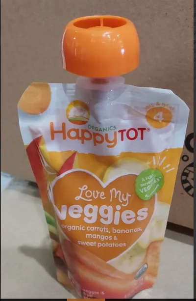 Carrot Banana Mango Sweet Potato Pouch
