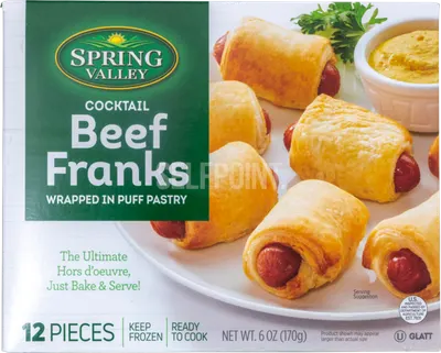 Cocktail Beef Franks 12 ct