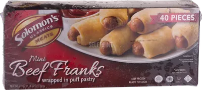 Cocktail Mini Beef Franks Family Pack 40 ct