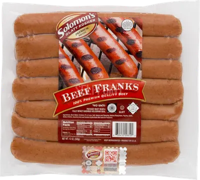 Beef Franks with Smoke Flavor Added