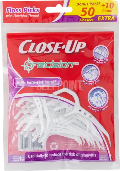 Close-Up Precision Floss Picks
