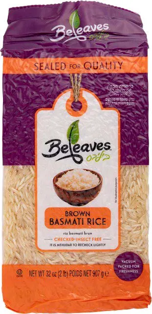 Checked Insect Free Brown Basmati Rice