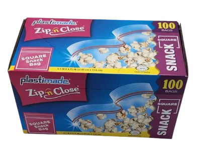 Zip 'n Close Square Bags 100 ct