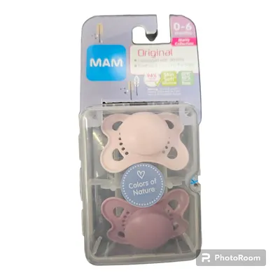 Original Silicone Nipple Pacifiers 0-6 months