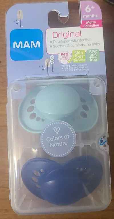 Mam Pacifier 6+M Matte Colore Boys