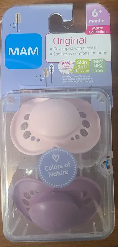 Mam Pacifier 6+M Matte Colore Girls