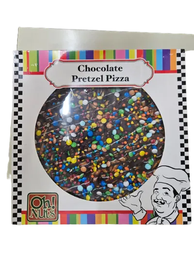 Oh Nuts Choc Pretzel Pie-12 Inch